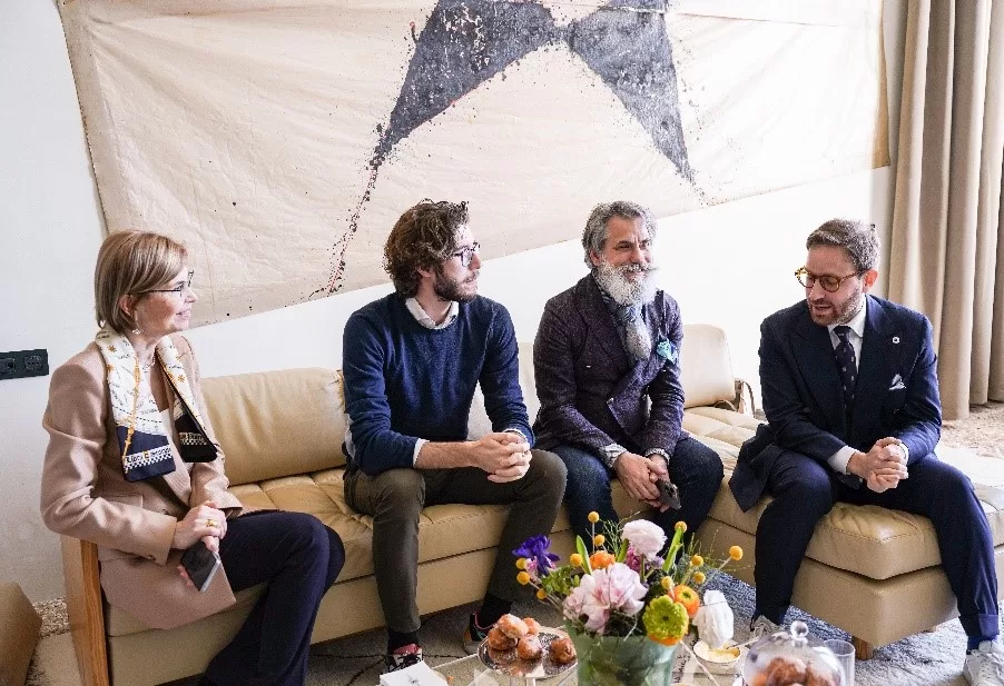 April 1st – Press Conference with Marina Iremonger (Consultant), Luca Olivini (C.L.A.S. S.), Lorenzo Cinotti (Venezia Da e Ettore Pellegrini (Bemberg™) at Palazzo Ca’ Da Mosto, The Venice Venice Hotel. Ph. by Marta Formentello / Veneziadavivere.com